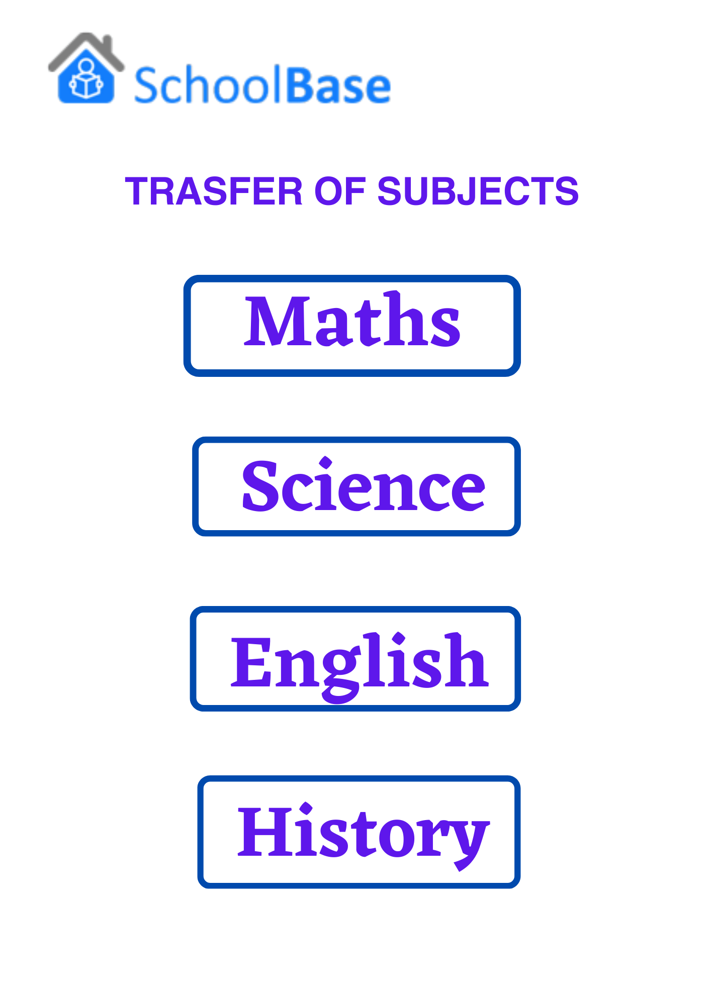 choose and change the subjects which is difficult to pass