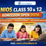 NIOS Class 10 & 12 Admission Open 2026