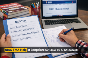NIOS TMA assignment submission for Class 10 and 12 students in Bangalore