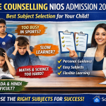free counselling NIOS admission subject selection for class 10 and 12 students
