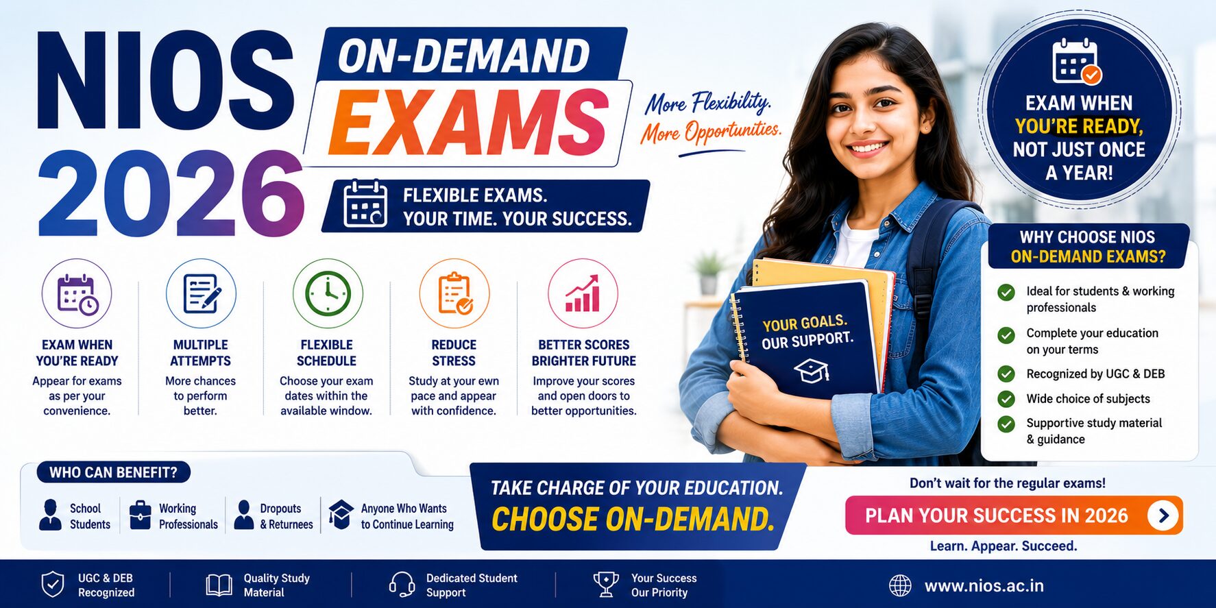NIOS On-Demand Exams 2026