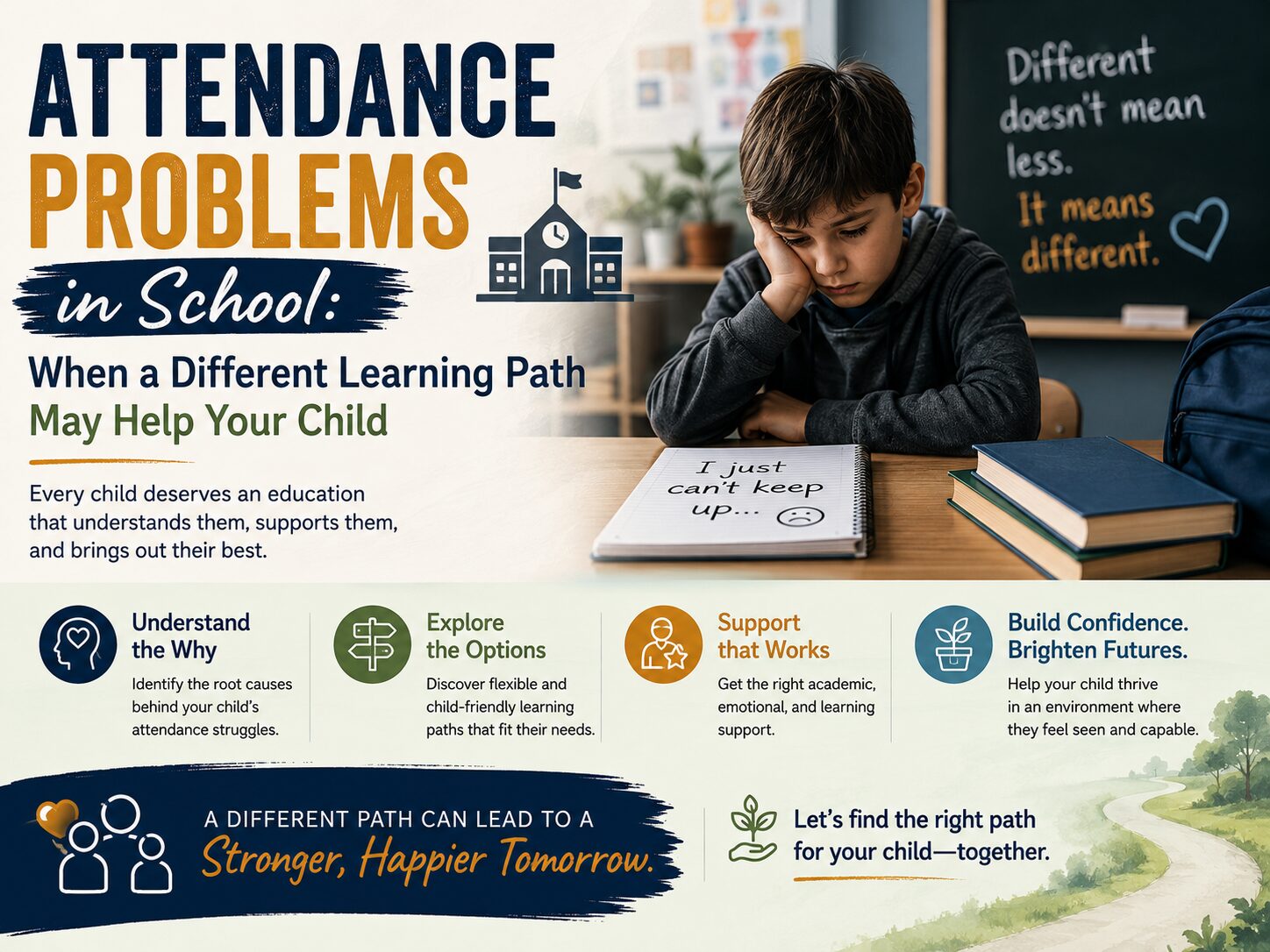 Attendance Problems in School: When a Different Learning Path May Help Your Child